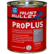 Rust Bullet ProPLUS Rust Preventive Protective Coating - Low VOC  (Quart, Metallic Gray)