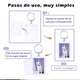 thumbnail image 3 of 100 Piezas Llaveros Acrilico Diy Decorativo Bricolaje Kit. TRANSPARENTE, 3 of 5