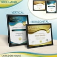 thumbnail image 5 of Langdon House 8.5x11 Black Certificate Frames, Modern Contemporary Style, 6 Pack, Richland Collection (US Company), 5 of 6