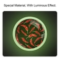 thumbnail image 2 of PhooArto Red Chili Peppers Pattern 4 PCS Crystal Glass Cabinet Knobs, Drawer Kitchen Cabinets Dresser Cupboard Wardrobe Pulls Handle - Glowing in the Dark, 2 of 7