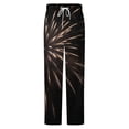 thumbnail image 5 of Fireworks Night Sparkle Winter Female Pants Flannel High Waist Women Pants Lady Warm Straight Leg Plush Trousers, 5 of 7