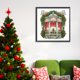 thumbnail image 3 of Kit de pintura de diamante con forma especial parcial 5D DIY Kit de patio de Navidad 30x30cm, 3 of 9