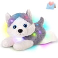 thumbnail image 1 of Peluche Houwsbaby Husky de 33 cm con luz LED para niños, 1 of 6
