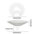 thumbnail image 2 of Harlier Strawberry Plant Supports, Strawberry Plant Growing Stand with 3 Sturdy Legs, Strawberry Growing Frame Racks, Protecting Strawberry Plants from Mold, Rot and Dirt, White, 2 of 3