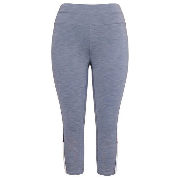 Tangerine Womens Size Medium Color Block Active Leggings, Dark Grey Heather/Blush