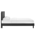 thumbnail image 2 of Modway Leah Chevron Tufted Performance Velvet King Platform Bed in Charcoal, 2 of 8