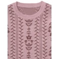 thumbnail image 4 of Modern Moments by Gerber Toddler Girl Jacquard Sweater and Pant Set, 2-Piece, Sizes 12 Months - 5T, 4 of 12