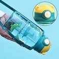 thumbnail image 4 of Pekkaxy Cartoon Plastic Mug, 22 oz Capacity, Portable Leak-Proof Design, Perfect for Kids' Drinks, School, and Outdoor Activities, 4 of 9