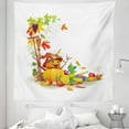 thumbnail image 1 of Thanksgiving Tapestry, Autumn Harvest Theme with Various Foods from Country Garden Agriculture, Fabric Wall Hanging Decor for Bedroom Living Room Dorm, 5 Sizes, Multicolor, by Ambesonne, 1 of 1
