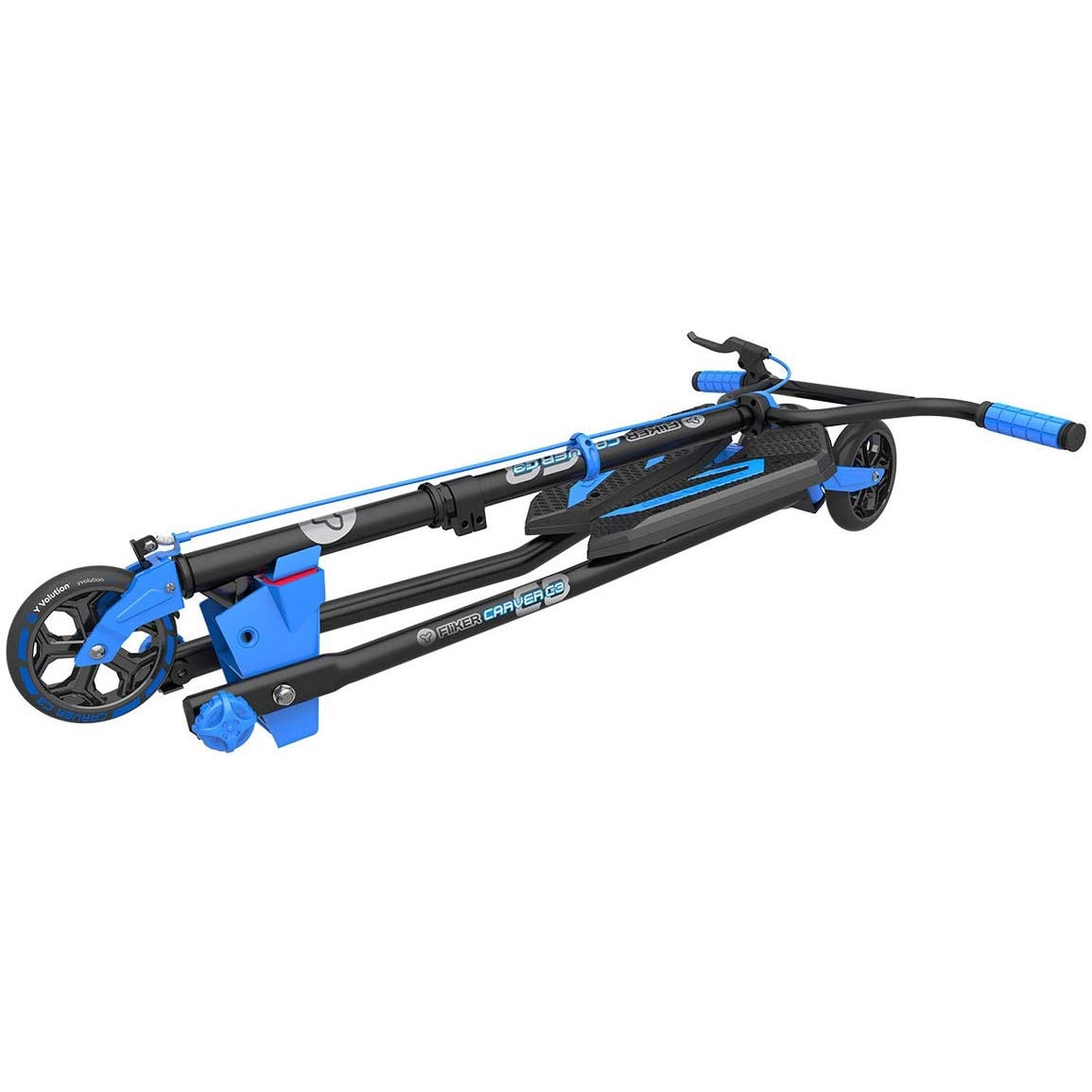Yvolution Y Fliker Carver C3 Foldable Wiggle Drift Scooter for
