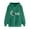 Green, variant on Lightweight Hoodies for Women Front Pocket Women's Heart Shape Graphic Design Winter Hoodie Pullover Long Sleeved Comfortable Sweatshirt Black M