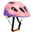 thumbnail image 1 of Casco de bicicleta integrado formado 11 respiraderos ampliados casco de seguridad para niños ciclismo patinaje sobre ruedas protección rosa púrpura, 1 of 10