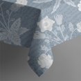 thumbnail image 3 of Floral 42" Square Waterproof Tablecloth, Floral Print Polyester Table Cover, 3 of 6