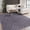 Dark Gray, variant on GENIMO 8'x10' Area Rug, Machine Washable Modern Floral Textured Plush Rug with Non Slip Backing for Living Room, Bedroom, Dining Room, Dark Gray