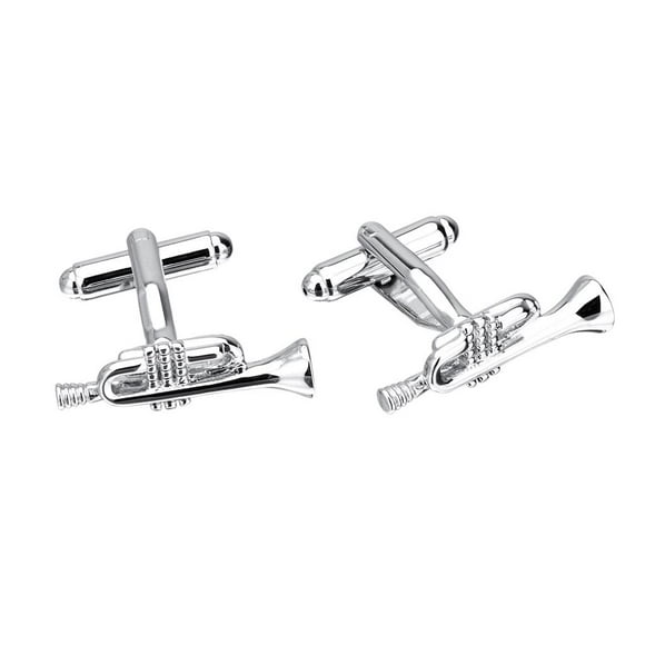 Mancuernas de latón brillante Salvador Clavo de botón de manga para hombre