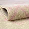 thumbnail image 5 of Rugs.com Moroccan Trellis Collection Rug – 10 Ft Round Ivory And Pink Medium Rug Perfect For Kitchens, Dining Rooms, 5 of 9