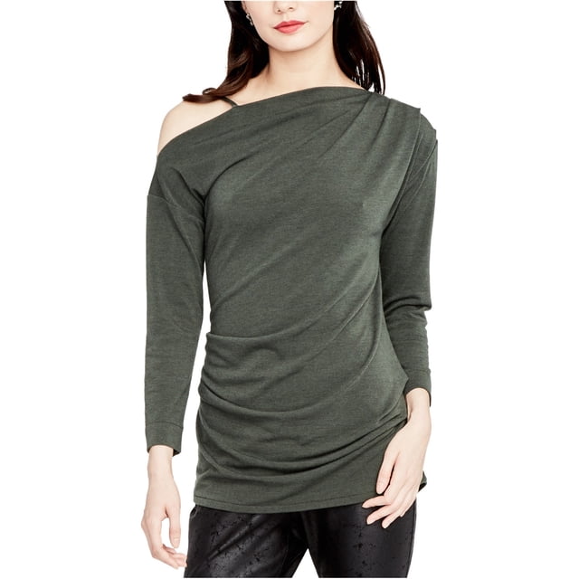 Blusa de punto asimétrica Rachel Roy Mujer Verde XS