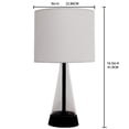 thumbnail image 2 of hometrends Glass Table Lamp, 2 of 3