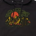 thumbnail image 3 of Instant Message - Colorful Mountains - Men's Pullover Hooded Fleece Sweatshirt, 3 of 6