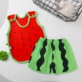 Toddler Boy Outfits Sleeveless Watermelon Prints Tops Shorts 2Pcs Set