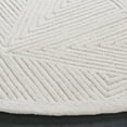 thumbnail image 3 of SAFAVIEH Textural Ashley Geometric Area Rug, Ivory, 6' x 6' Round, 3 of 8
