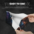 thumbnail image 5 of Lsque Forest Cool Lion Printed Long Tissue Box Cover Holder, Facial Paper Organizer Dispenser,Triangle with Bottom Belt, PVC Leather Decorative Organizer, 5 of 9