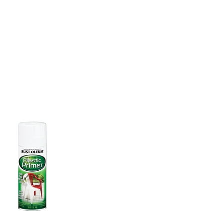 UPC 020066123802 product image for White  Rust-Oleum Specialty Flat Plastic Primer Spray-209460  12 oz | upcitemdb.com