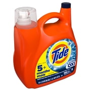 Tide Ultra Oxi Liquid Laundry Detergent, HE Compatible, 149 fl oz, 106 Loads
