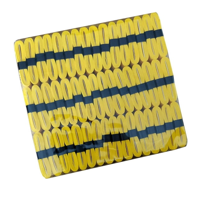 jinwen 48Pcs Tennis Racket Grip Tape Badminton Squash Racket Over Grip Sweat Absorption banana yellow