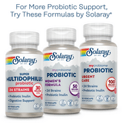 SOLARAY Multidophilus 12-Strain Probiotic, 100 Enteric Coated VegCaps