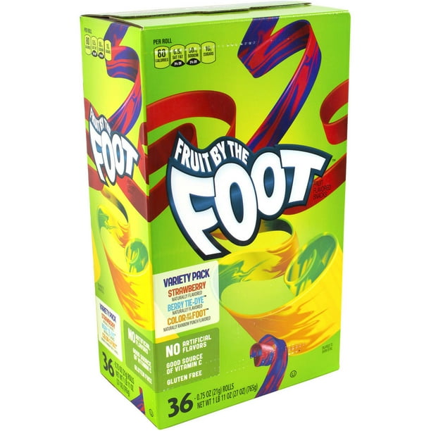 Fruit by the Foot Variety Pack, 0.75 Oz, 36 Ct