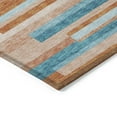 thumbnail image 4 of Addison Rugs Chantille Indoor/Outdoor Transitional Stripes Orange Washable Rectangle Rug, 5' x 7'6", 4 of 6