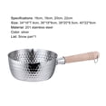 thumbnail image 7 of Yanerim Yukihira Pan Fast Heat Conduction Physical Non-stick Reliable Japanese Saucepan with Wood Handle for Ramen, 7 of 7