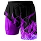 thumbnail image 3 of WILLBEST Pantalones Cortos Deportivos para Hombre, Pantalones Casuales de Verano para Playa de Doble Capa, Pantalones Cortos de Estilo Casual Estampado Versátiles A La Moda para Hombre, 3 of 3