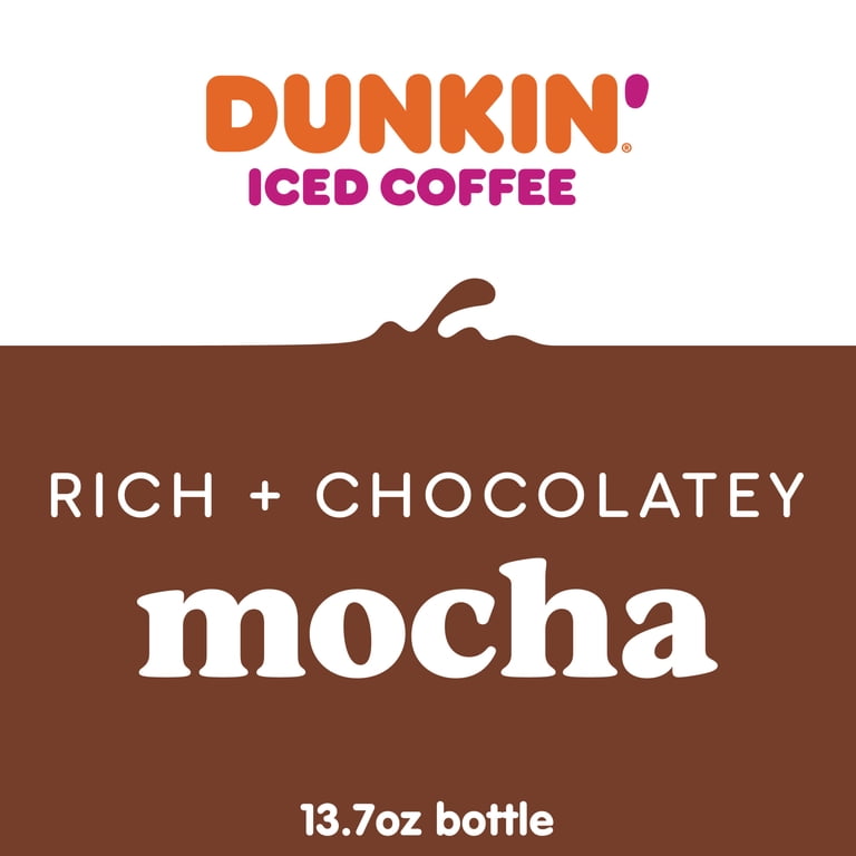 Dunkin' Mocha Iced Coffee, 13.7 fl oz, 12 Pack photo 3