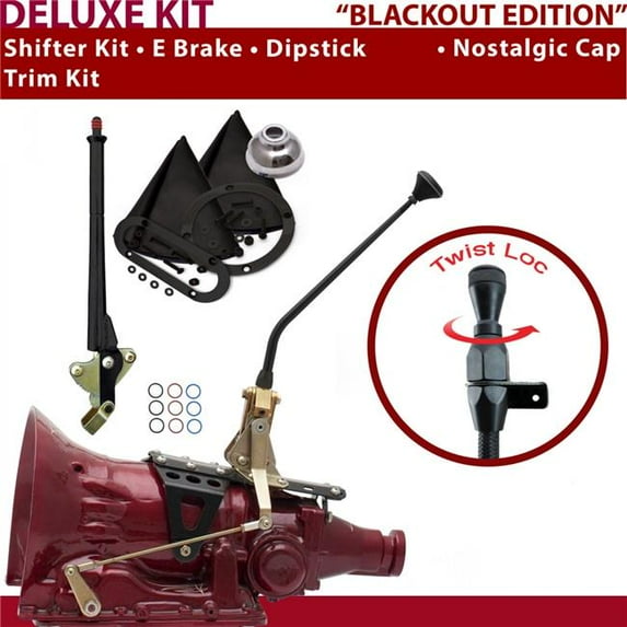 American Shifter 727 Shifter Kit 12 in. E Brake Trim Kit Dipstick for CCAAD