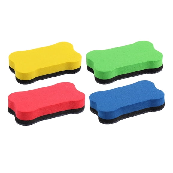 4 Pcs Bone Shape Erasers Whiteboard Eraser Magnetic Dry Erases Board Eraser