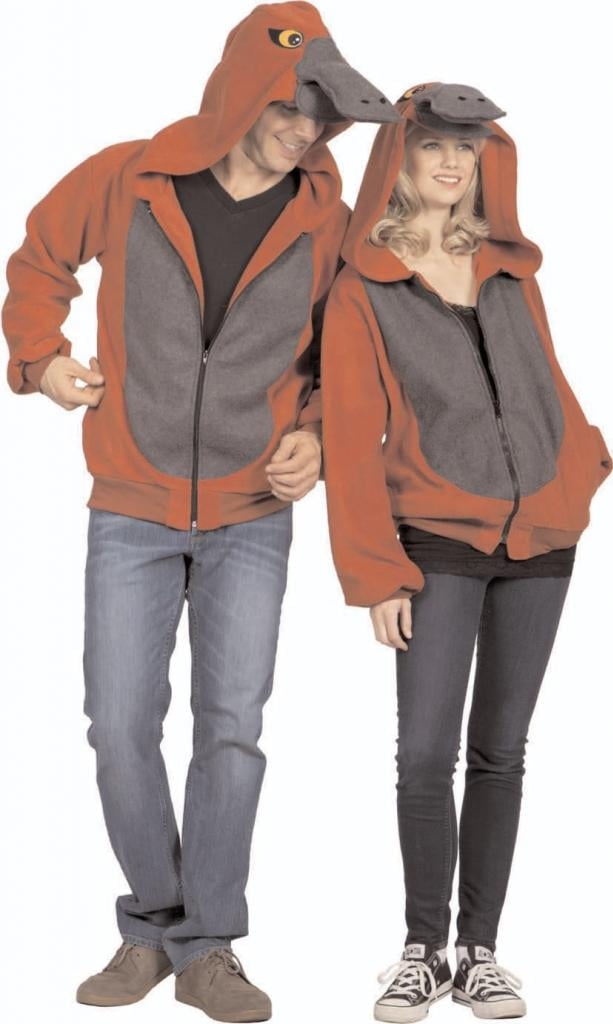 patty the platypus adult hoodie costume 