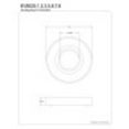 thumbnail image 2 of Kingston Brass EV8028 Fauceture Vessel Sink Mounting Ring, Brushed Nickel, 2 of 2