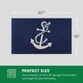thumbnail image 3 of Envelor Durable Coir Door Mat - Heavy Duty Coco Doormat, Non-Slip for Outdoor Indoor Entrance - High Traffic Mats, Easy Clean - For Entryway, Porch, Patio - Anchor, 18 x 30", 3 of 8