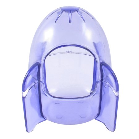 Hamster Gerbil Mouse Cage - Clear Blue 2 Entrance Holes Hamster Gerbil Mouse House Cage Playhouse