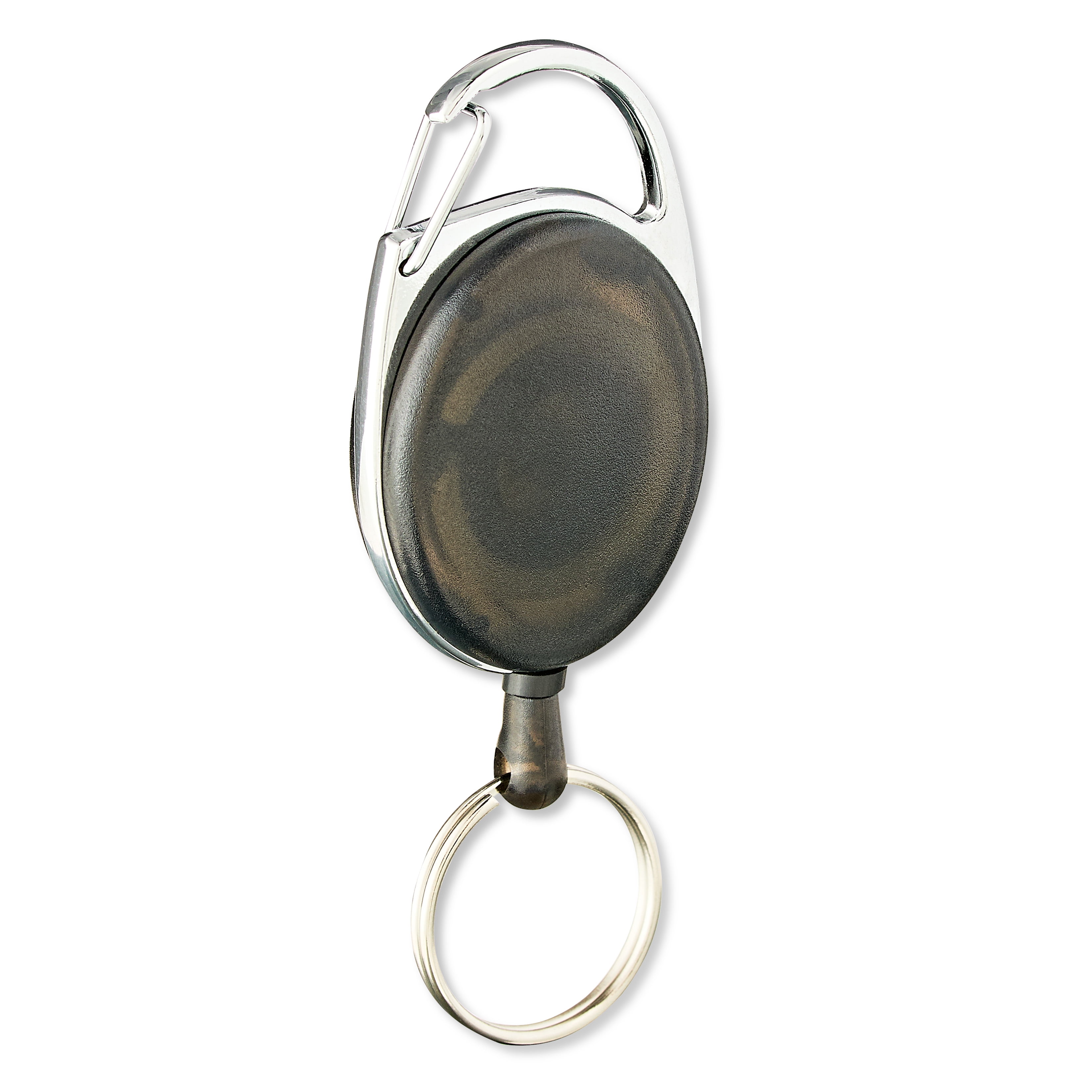 Pen+Gear Retractable Badge Reel Clip, Black