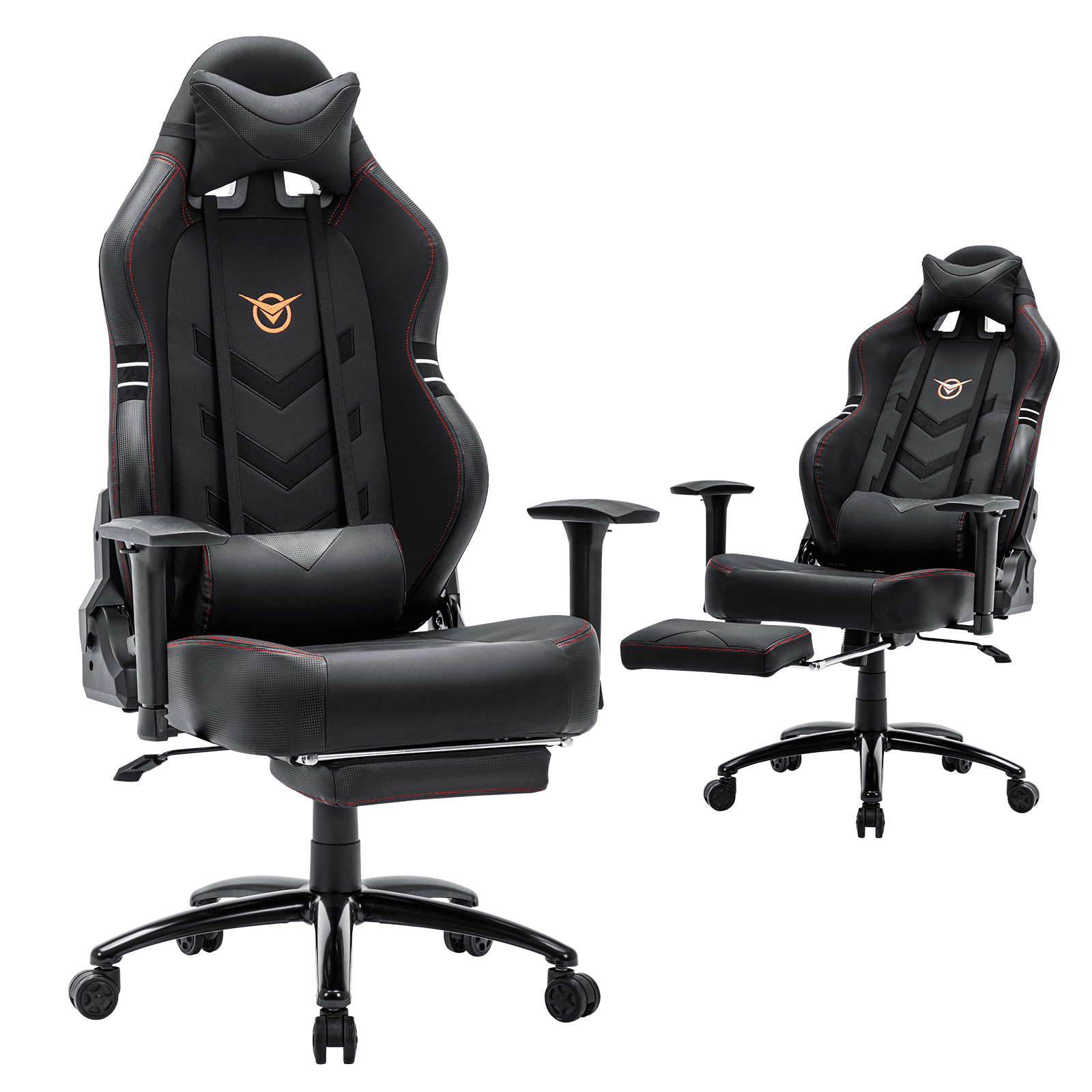 MAYEERTY Big and Tall Gaming Chair 350lbs-Racing Computer Gamer Chair, Ergonomic High Back PC Chair with Wide Seat