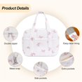 thumbnail image 5 of Soft Corduroy Lunch Box for Women,Insulated Lunch Bag with Shoulder Strap Handle Strap,Cute Corduroy Cooler Bags for Work,Picnic, 5 of 6