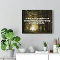 thumbnail image 6 of Scripture Walls  Rendered By God Romans 2:6 Bible Verse Canvas Christian Wall Art Ready to Hang Unframed, 6 of 16