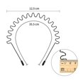 thumbnail image 2 of Pack 3 Diademas Metalicas Spring Waves Antideslizantes, 2 of 5