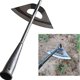 thumbnail image 1 of Azada hueca endurecida totalmente de acero, herramienta para aflojar el suelo, azada para plantar jardín, rastrillo de deshierbe portátil, accesorios de deshierbe de granja, 1 of 4