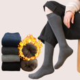 thumbnail image 6 of Thick Mens Knee High Long Socks ,Soft , Size 2 Dark grey, 6 of 8