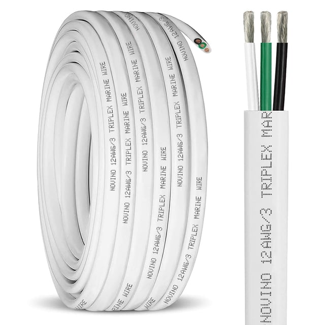 Marine Wire NOVINO, cobre estañado, calibre 12 AWG, 100 pies