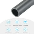 thumbnail image 3 of Uxcell Rigid Round Pipes High Impact for Water Pipe Crafts Cable Sleeve Dark Grey 17.6mm x 22mm, 3 of 6